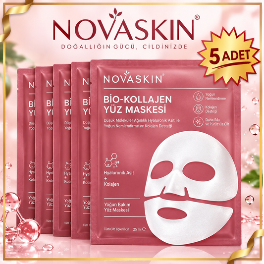 Novaskin Biyo-Kollajen Gece Maskesi (5'li Avantaj Paketi)